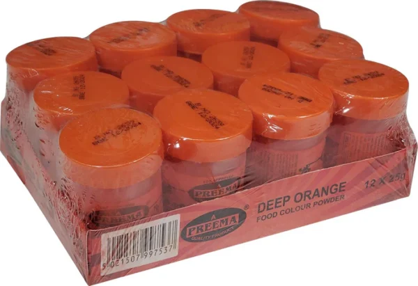 deep orange color preema