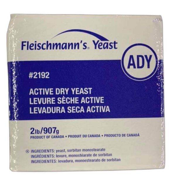 2LB ACTIVE DRY YEAST FLEISCHMANNS >