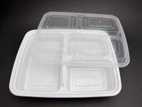 DT-339 WHITE 9' 3 COM WITH PLASTIC LID(Combo)DT339