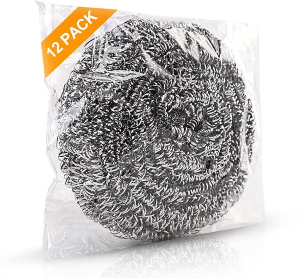 STAINLESS STEEL SCRUB 12PACK CONGOLOM