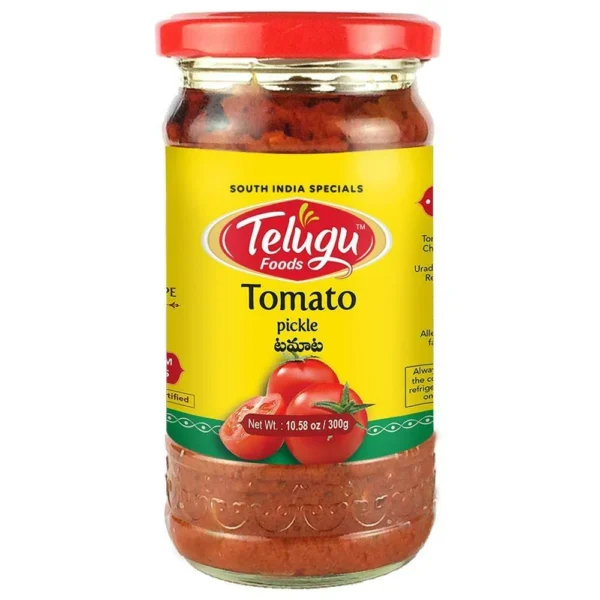TOMATO PICKLE TELUGU FOODS 12*300G