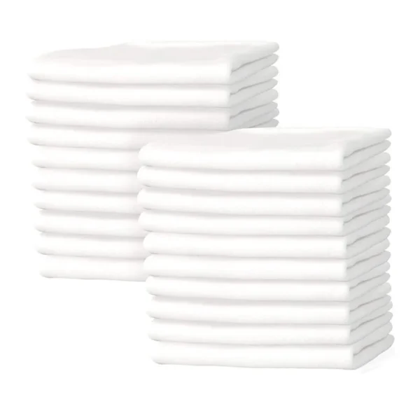 T-SHIRT RAGS WHITE -- 20 LB (TAAS)